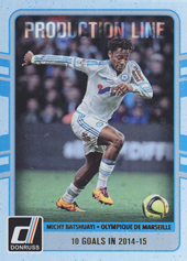 Batshuayi Michy 16-17 Panini Donruss Production Line Holographic #16