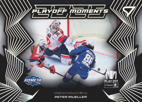Mueller Peter 2025 Tipsport ELH Play Off Play Off Moments #PM-24