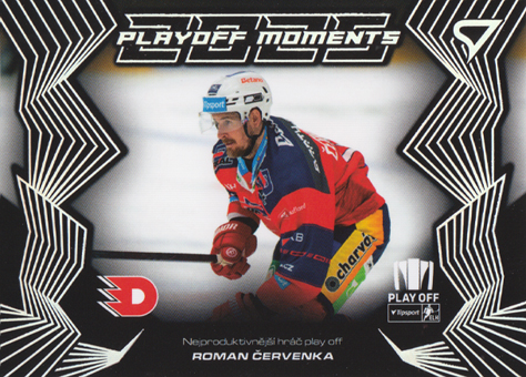Červenka Roman 2025 Tipsport ELH Play Off Play Off Moments #PM-25