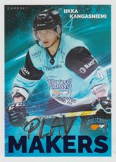 Kangasniemi Iikka 22-23 Cardset Play Makers Blue #PM10