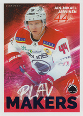 Järvinen Jan-Mikael 22-23 Cardset Play Makers Blue #PM15
