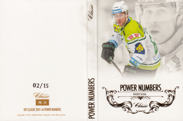 Duda Radek 15-16 OFS Classic Power Numbers #PN-14