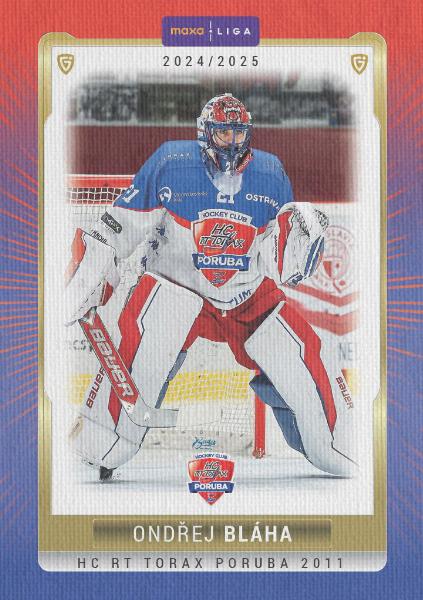 Bláha Ondřej 24-25 GOAL Cards Maxa liga Canvas #POR-01