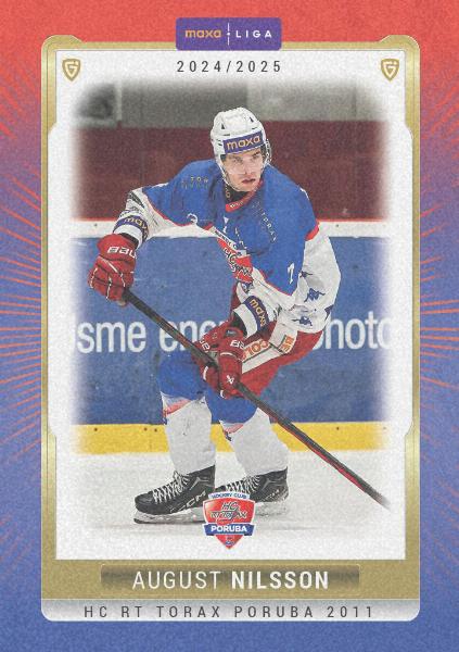 Nilsson August 24-25 GOAL Cards Maxa liga Sand #POR-04