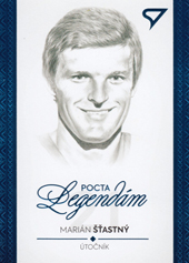 Šťastný Marián 2020 Pocta legendám Portrét Blue #PT05