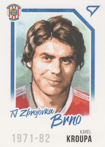 Kroupa Karel 2023 Dekády fotbalové ligy Portrét #P-012