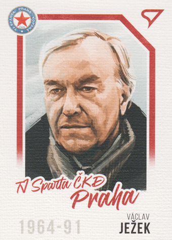 Ježek Václav 2023 Dekády fotbalové ligy Portrét Canvas #P-003