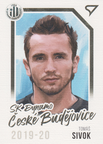 Sivok Tomáš 2023 Dekády fotbalové ligy Portrét Canvas #P-027