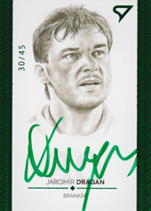 Dragan Jaromír 2018 Pocta legendám Portrét Green #PT07