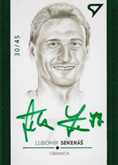 Sekeráš Ľubomír 2018 Pocta legendám Portrét Green #PT08