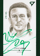 Cíger Zdeno 2018 Pocta legendám Portrét Green #PT09