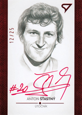 Šťastný Anton 2020 Pocta legendám Portrét Red #PT08