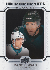Ferraro Mario 19-20 Upper Deck UD Portraits Rookies #R-87