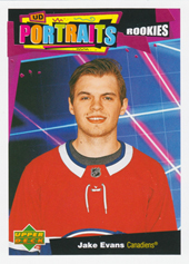 Evans Jake 20-21 Upper Deck UD Portraits Rookies #P-44