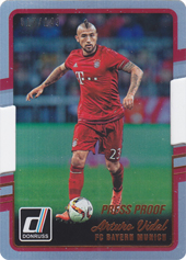 Vidal Arturo 16-17 Panini Donruss Press Proof Die-Cut #34