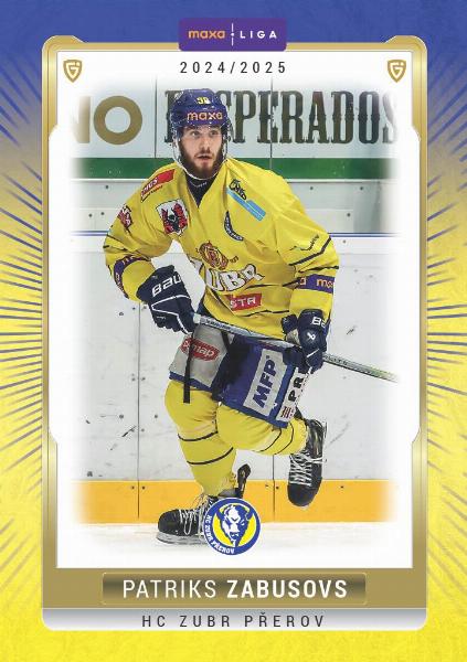 Zabusovs Patriks 24-25 GOAL Cards Maxa liga #PRE-11