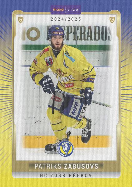 Zabusovs Patriks 24-25 GOAL Cards Maxa liga Canvas #PRE-11