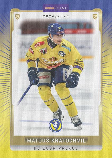 Kratochvíl Matouš 24-25 GOAL Cards Maxa liga Canvas #PRE-14