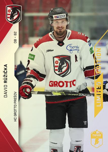 Růžička David 21-22 Tipos Extraliga Gold #96