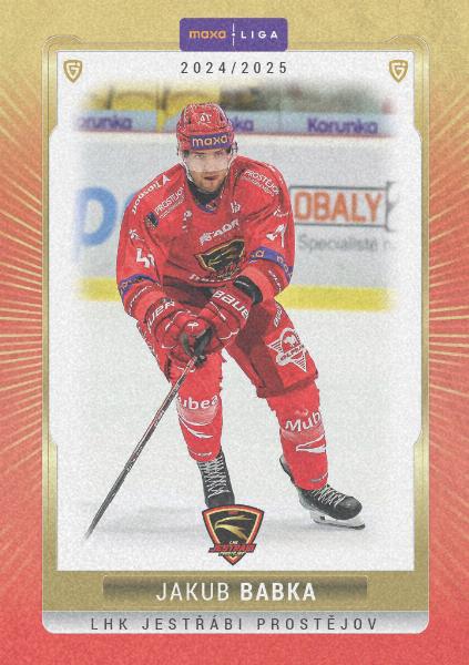 Babka Jakub 24-25 GOAL Cards Maxa liga Sand #PRO-07