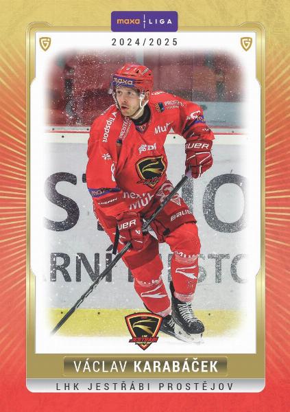 Karabáček Václav 24-25 GOAL Cards Maxa liga #PRO-19