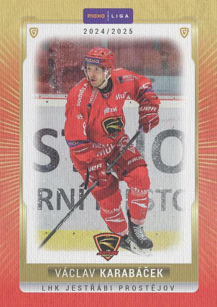 Karabáček Václav 24-25 GOAL Cards Maxa liga Canvas #PRO-19