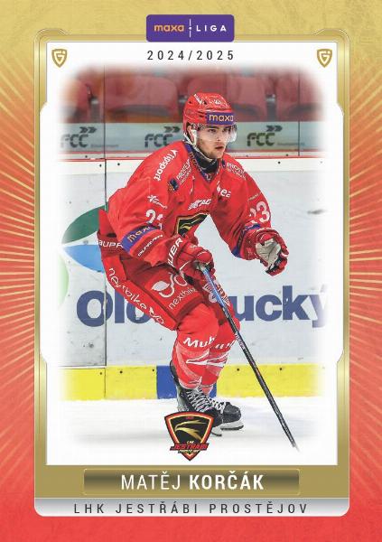 Korčák Matěj 24-25 GOAL Cards Maxa liga #PRO-21