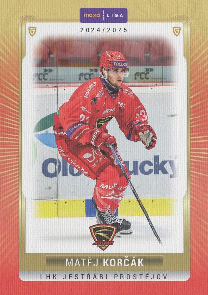 Korčák Matěj 24-25 GOAL Cards Maxa liga Canvas #PRO-21