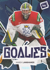 Langhamer Marek 2022 MK Reprezentace Goalies Blue Promo #G-ML