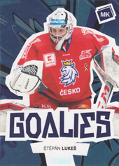 Lukeš Štěpán 2022 MK Reprezentace Goalies Blue Promo #G-ŠL