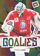 Lukeš Štěpán 2022 MK Reprezentace Goalies Gold Promo #G-ŠL