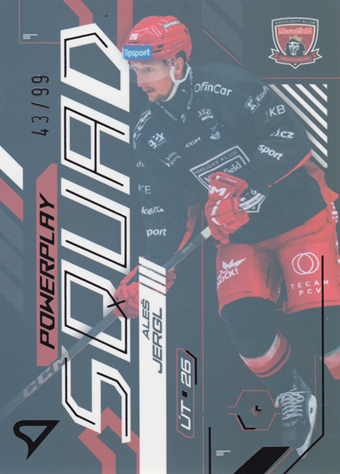 Jergl Aleš 24-25 Tipsport Extraliga Powerplay Squad Black Rainbow #PS-51