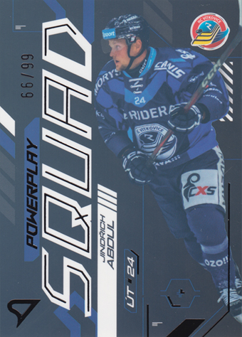 Abdul Jindřich 24-25 Tipsport Extraliga Powerplay Squad Black Rainbow #PS-55