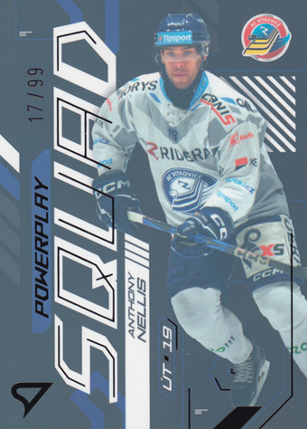 Nellis Anthony 24-25 Tipsport Extraliga Powerplay Squad Black Rainbow #PS-60