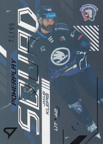 Klepiš Jakub 24-25 Tipsport Extraliga Powerplay Squad Black Rainbow #PS-75