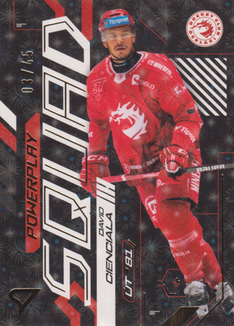 Cienciala David 24-25 Tipsport Extraliga Powerplay Squad Golden Fireworks #PS-04
