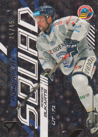 Bukarts Roberts 24-25 Tipsport Extraliga Powerplay Squad Golden Fireworks #PS-58
