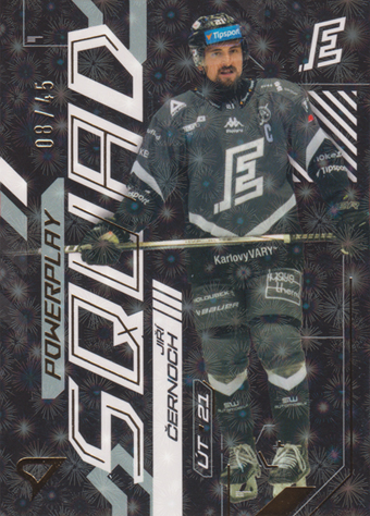 Černoch Jiří 24-25 Tipsport Extraliga Powerplay Squad Golden Fireworks #PS-70