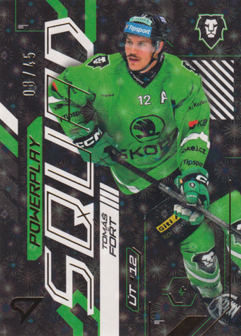 Fořt Tomáš 24-25 Tipsport Extraliga Powerplay Squad Golden Fireworks #PS-83