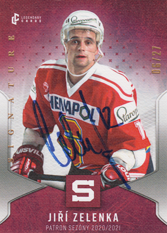 Zelenka Jiří 2025 LC Sparta Praha Patrioti sezony Signature #PS-12