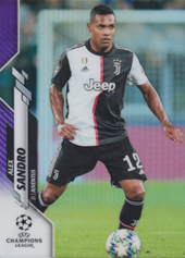 Sandro Alex 19-20 Topps Chrome UEFA CL Purple Refractors #6