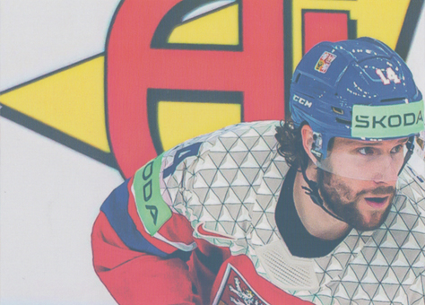 Zacha Pavel 2024 LC Golden Prague Jigsaw Puzzle Rainbow #PZ-02