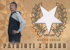 Vaniak Martin 2012 Sešívaní z Edenu Patrioti z Edenu Memorabilia Stříbrná verze #7