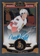 Puempel Matt 15-16 O-Pee-Chee Platinum Rookie Auto #168