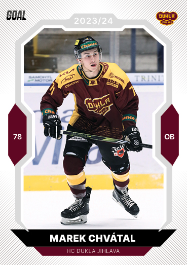 Chvátal Marek 23-24 GOAL Cards Chance liga #288