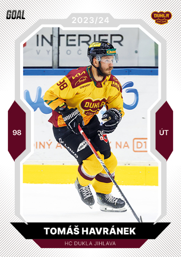 Havránek Tomáš 23-24 GOAL Cards Chance liga #292