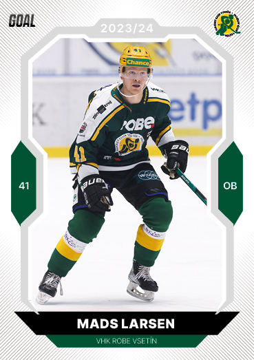 Larsen Mads 23-24 GOAL Cards Chance liga #220