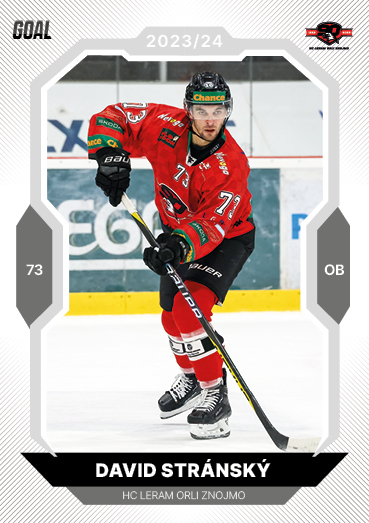Stránský David 23-24 GOAL Cards Chance liga #390