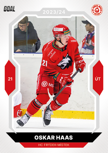 Haas Oskar 23-24 GOAL Cards Chance liga #318