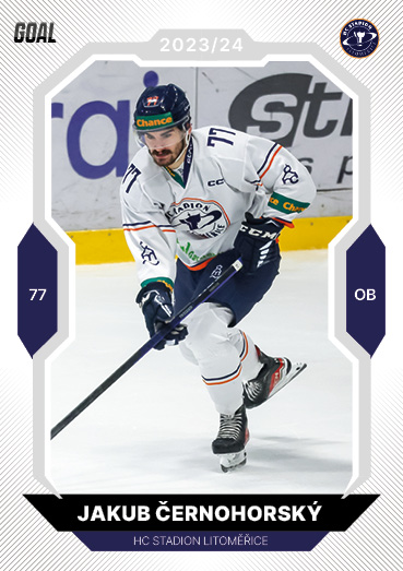 Černohorský Jakub 23-24 GOAL Cards Chance liga #77
